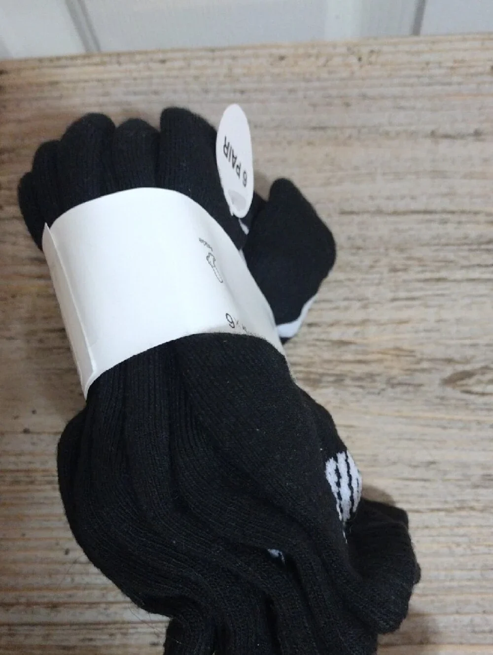 Nike Black 6 Pack Cushioned Ankle Socks Boy's YTH-10C-3Y 🆕